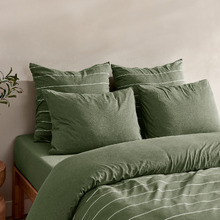 Ceres Reversible Cotton Jersey European Pillowcases (Set of 2)